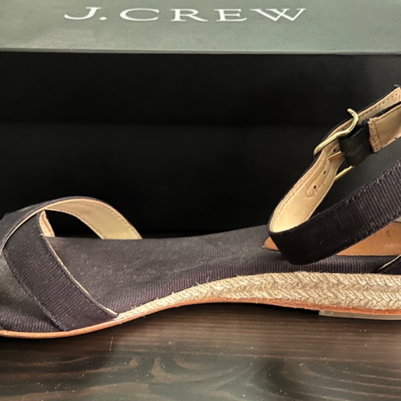 J Crew Espadrilles, Black, Size 7 - Picture 2 of 3